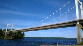 Karisalmen silta Pulkkilanharjulla