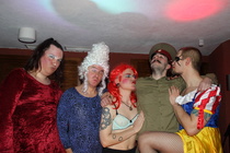 Talvipäivien iltajuhlissa Seurahuoneen alakerrassa esiintyi Rankkuri, Helsingistä