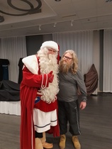 Joulupukit kohtasivat PAU:n Talvipäivillä Rovaniemellä 2023.